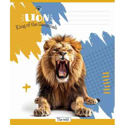 Зошит Школярик King of the Tropics 18 аркушів клітинка (018-3421K) Вінниця