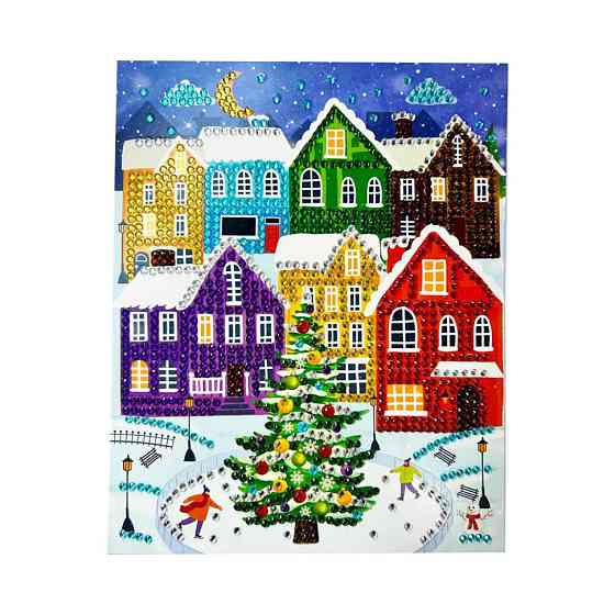 Набір для творчості діамантова мозаїка "Місто" НТ-34-04 Вінниця