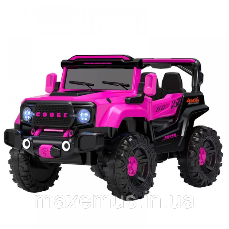 Детский электромобиль с пультом управления 4х4 Spoko SP V 70 электромобиль для детей аккумуляторный розовый Мостиска - изображение 1