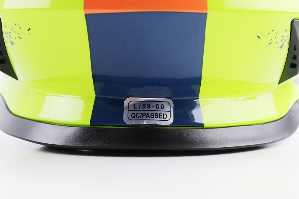 Шолом кросовий/ендуро/АТV зі склом BLD-819-7 L (59-60см), ЧОРНИЙ/ЖОВТО-ПОМАРАНЧЕВИЙ Киев - изображение 7