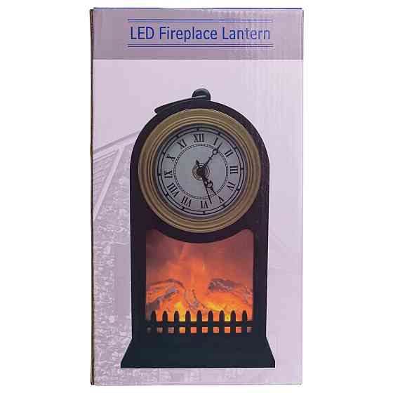 Yiwu Декоративний камін-годинник LED-підсвічування USB 25×14×40 (см) CR-3-6 Киев