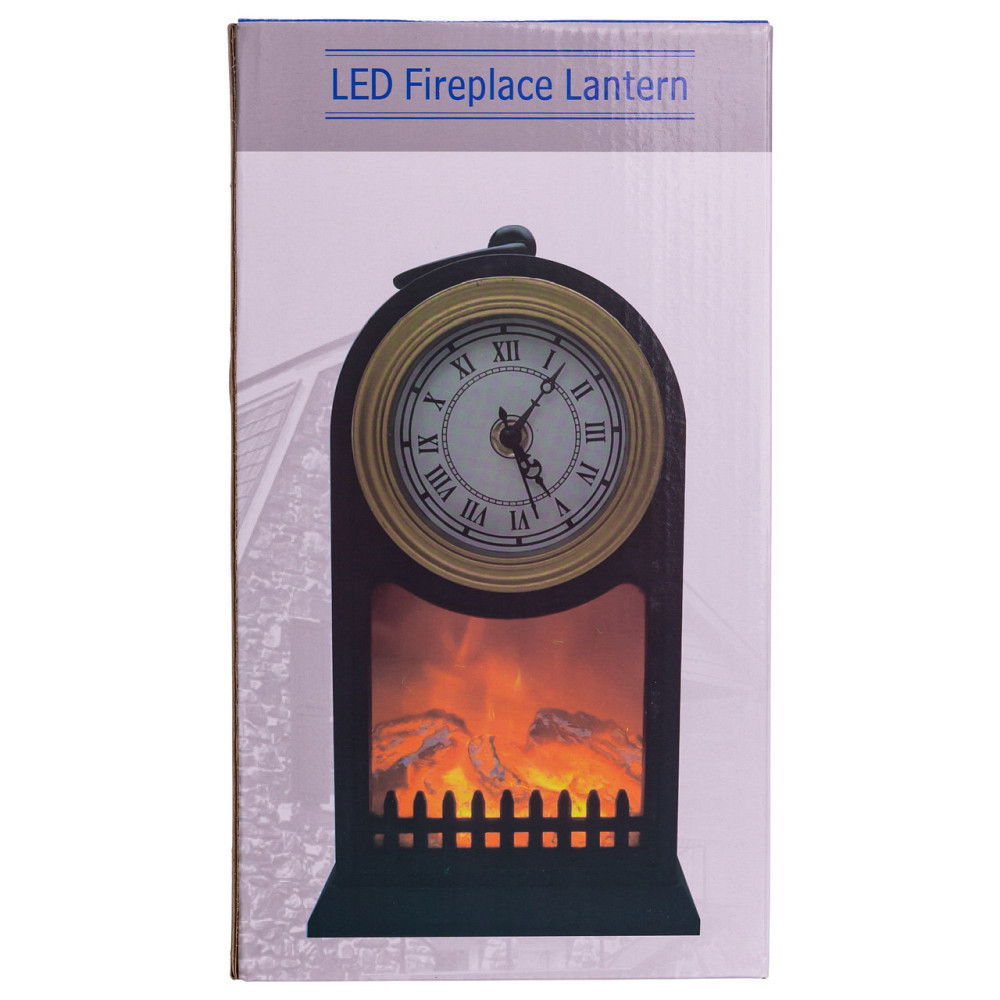 Yiwu Декоративний камін-годинник LED-підсвічування USB 25×14×40 (см) CR-3-6 Київ - фото 3