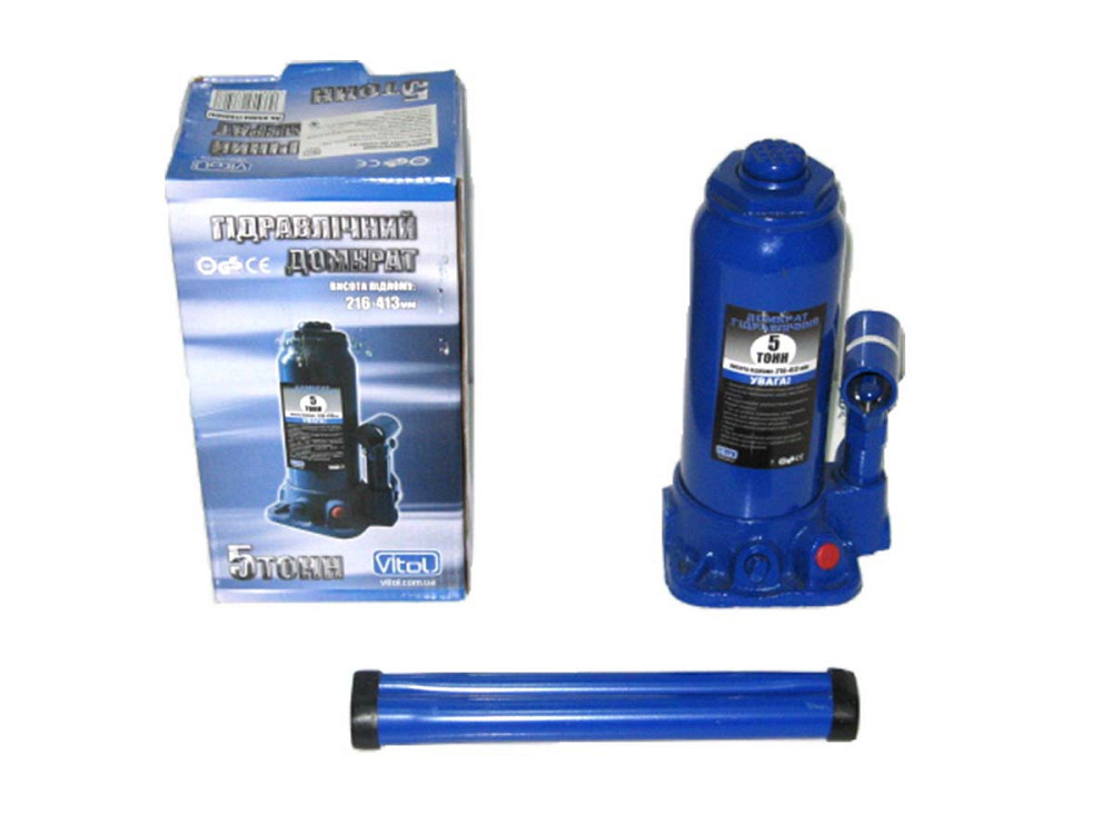 Домкрат гидравл. 5т в коробке 413мм Винница - изображение 1