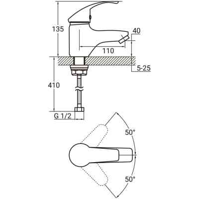 Смеситель AQUATICA HM-1A131C Винница
