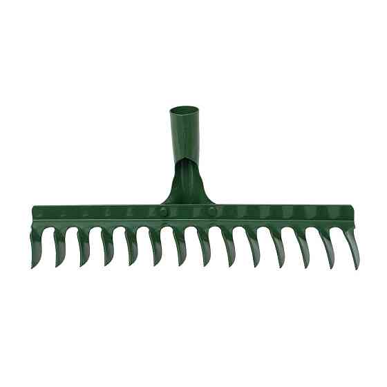 Граблі садові кручені 14 зубців 370×82мм заклепувальне кріплення GRAD (5051925) Київ