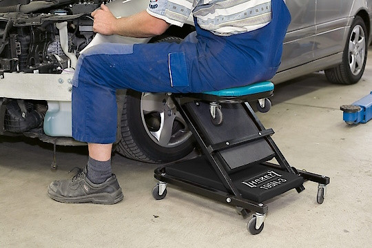 Лежак - стілець для автослюсаря підкатний 2в1 Hazet 195N-3 Одеса - фото 6