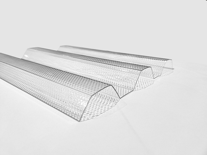 Профільований полікарбонат монолітний TOPLIGHT MICROPRISMA 76/18 прозорий призма 0,9мм 1.040*3.0м Львів - фото 5