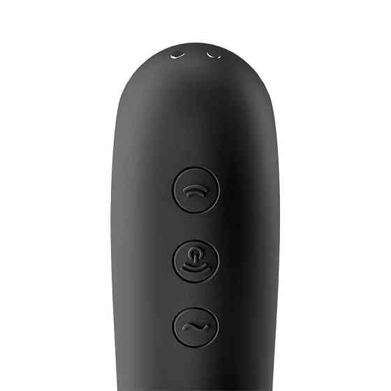 Вакуумний стимулятор Stymulator-Dual Kiss (Black) Sex Aura Київ