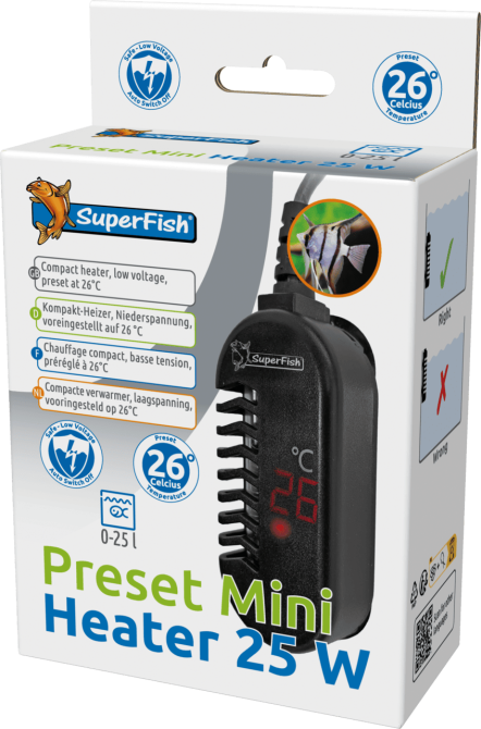 Обогреватель для аквариума Preset Mini Heater 25 Watt (A4030140) Киев - изображение 1