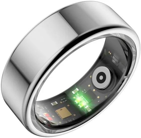 Смарт-кільце смарт-каблучка Smart Ring JRING розмір 11 silver з датчиками кисню та серцебиття Дніпро
