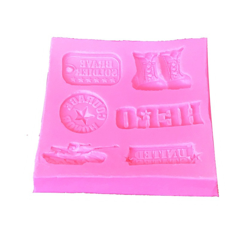 Силиконовый молд Герой 80 на 75 мм розовый Киев - изображение 4