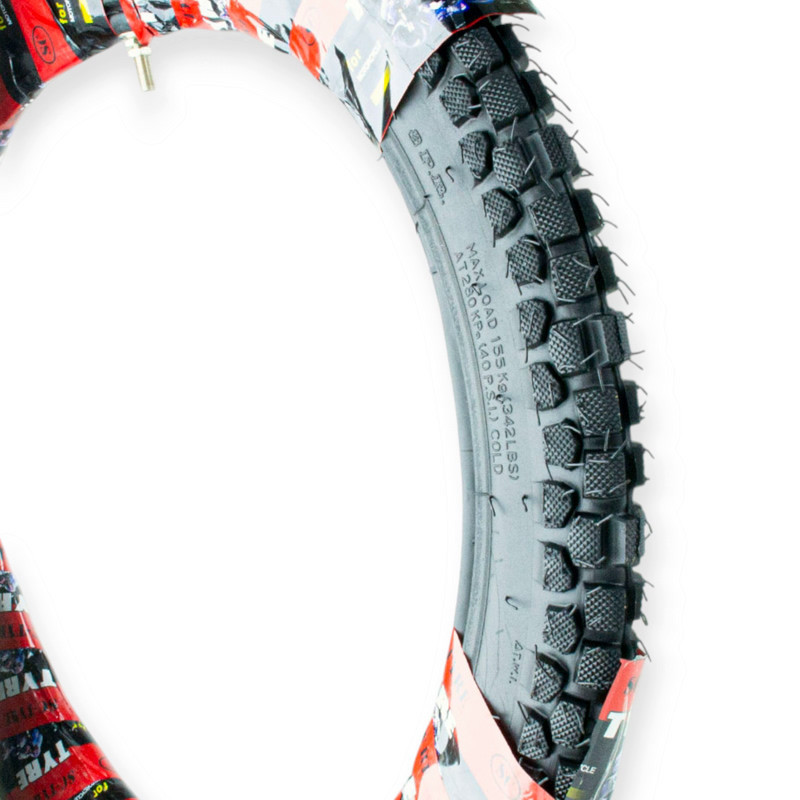 Шина 2.50-17 камерка SC (крас упак) С КАМЕРОЙ шип 335 мото Мукачево - изображение 1