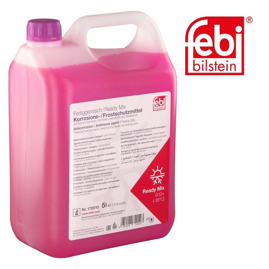 Febi 172010 — Антифриз G12+ (фиолетовый) Ready Mix -35°C 5L | Готов к применению и надёжная защита двигателя Ковель - изображение 1