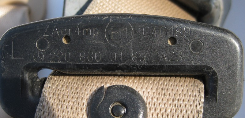 Mercedes-Benz  A2208600185 1A23 Ремінь безпеки передній лівий бежевий S-Class W220 Одеса - фото 2