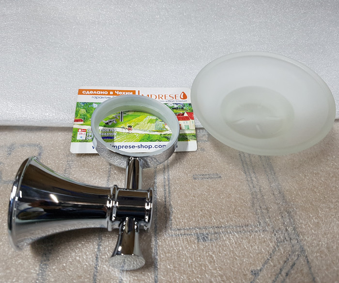 Мильниця для ванни PODZIMA LEDOVE хром Київ - фото 4