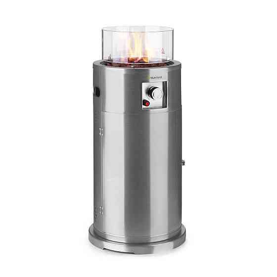 Нагрівач для патіо Lavastone 30 000 БТЕ / 8,8 кВт загартоване скло сталь сріблястий (Німеччина, читати Рівне