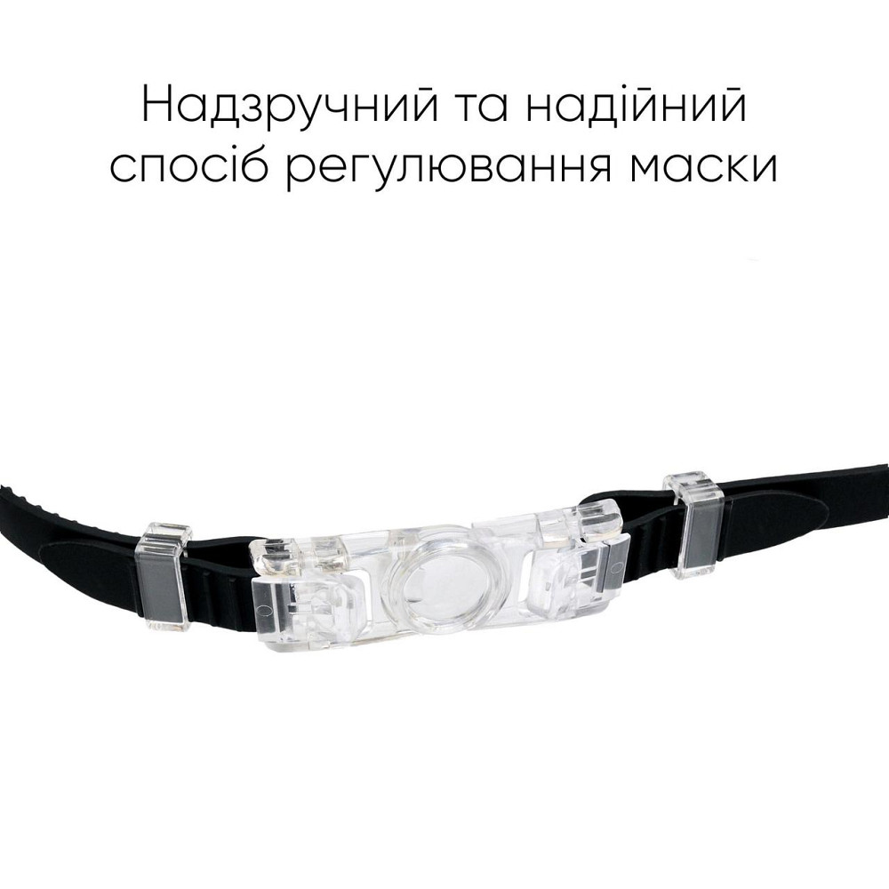 Дитяча маска для плавання Renvo Garsen JR Anti-fog Чорний OSFM (1SM110-01) Киев - изображение 4