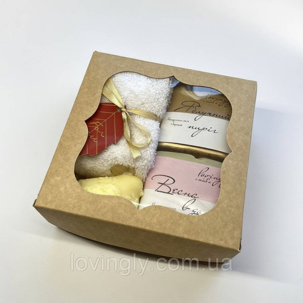 Крафтовий подарунок на 8 березня з милом ручної роботи ,свічка-пташка, рушничок Ірпінь - фото 10