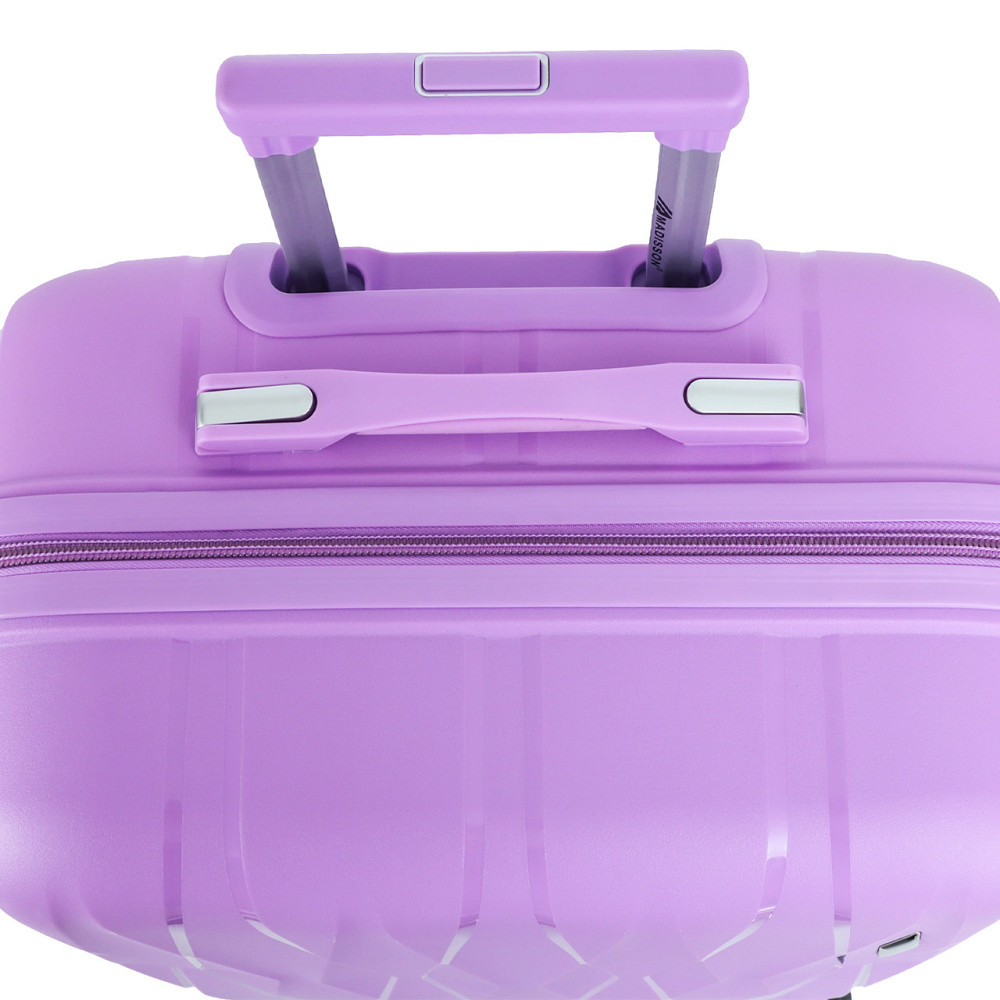 Чемодан полипропиленовый MADISSON 51103 средний 67 см фиолетовый Киев - изображение 6