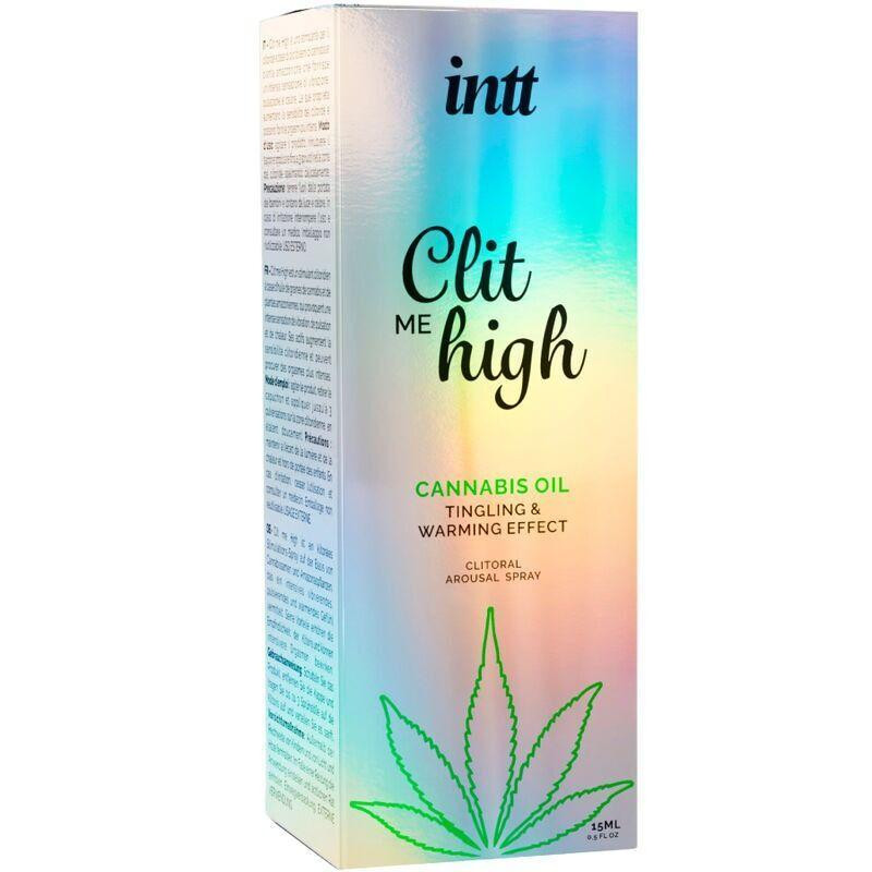 Возбуждающий гель для клитора Intt Clit Me On High Cannabis Oil 15 мл, сильная стимуляция Sex Aura Киев - изображение 3