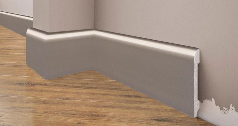 Плинтус  из дюрополимера Элегант LPC - 11 Шампань Браш  (2м.п.) 80х10.6мм Днепр - изображение 1