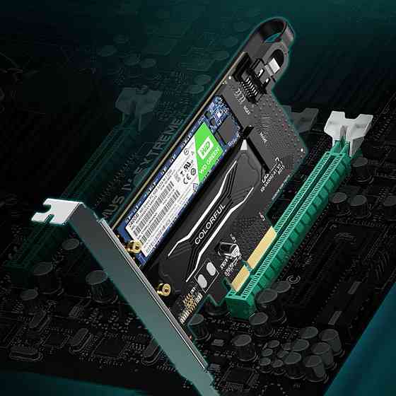 PCI-E 3.0 контролер для SSD M.2 NVMe + M.2 NGFF CM302 Ugreen Винница
