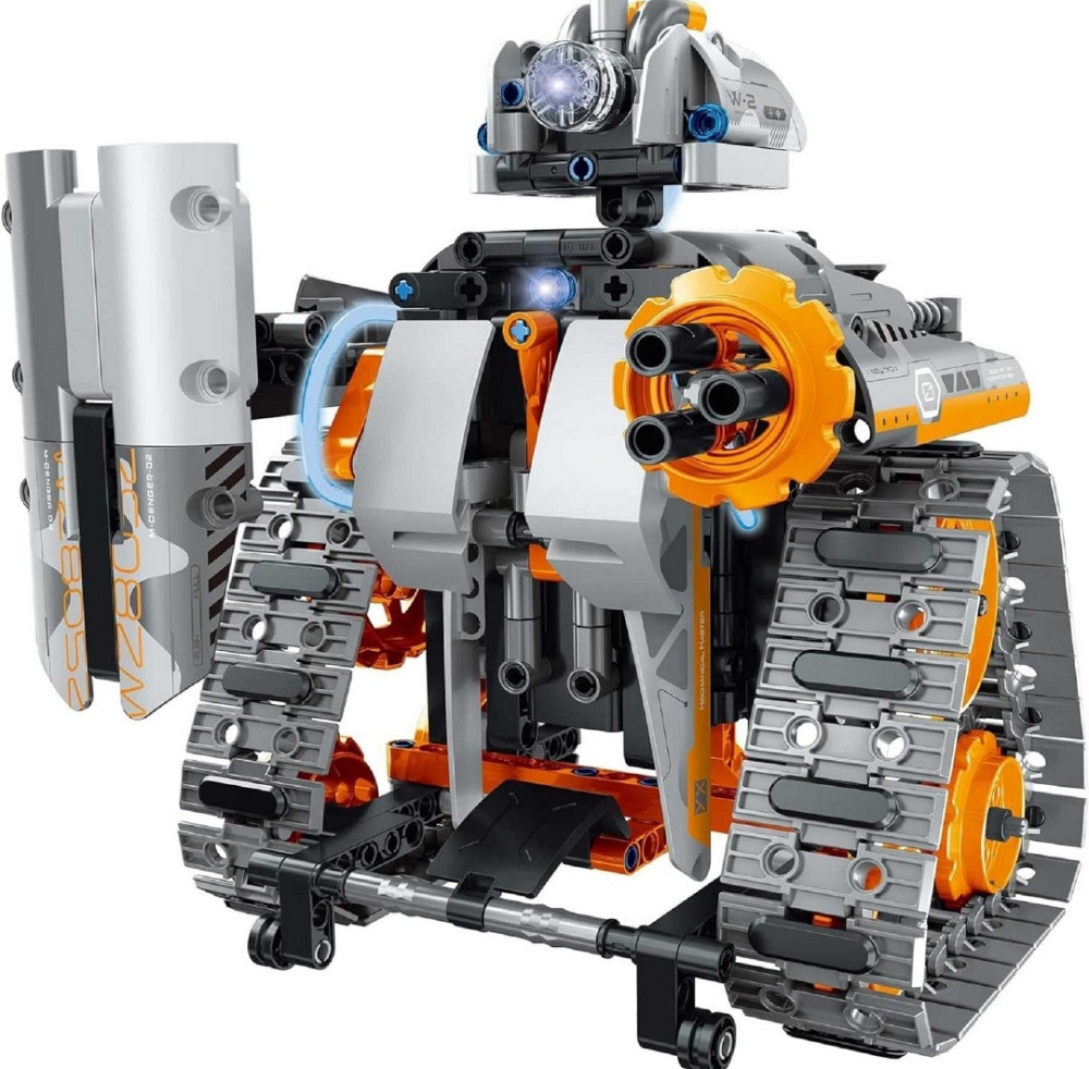 Конструктор STEM на радіокеруванні 4в1  танк робот-трансформер. Київ - фото 1