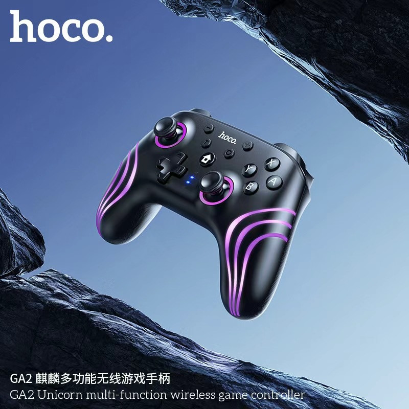 Бездротовий геймпад HOCO GA2 800mAh (SWITCH 1/2.PC) Unicorn multi-function wireless game controller Black Київ - фото 9