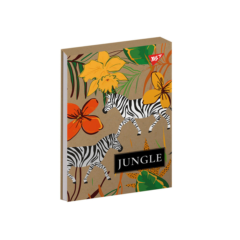 Блокнот А6/80 арк."Yes" # клей, білила Jungle крафт, 151916, шт Київ - фото 1