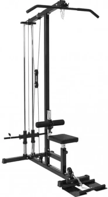 Тренажер Gorilla Sports Multifunkcyjna Stacja Wyciągowa Czarny Киев - изображение 1