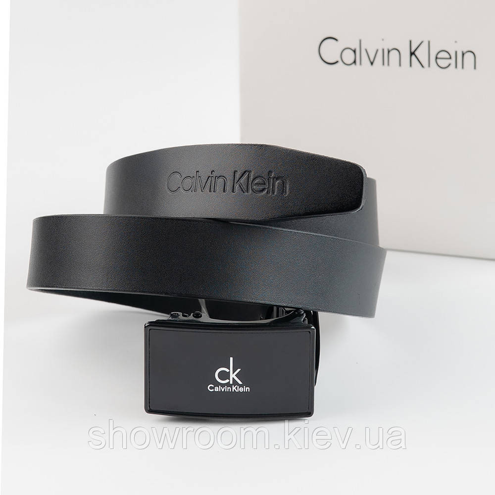 Мужской кожаный ремень с пряжкой автомат Ск (456) Киев - изображение 6