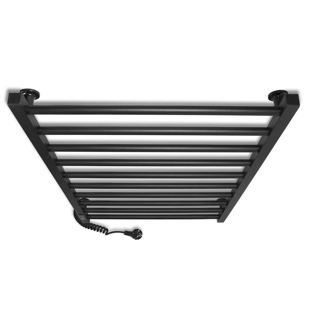 Електрична рушникосушарка Laris Зебра Альфа ЧФЧ10 500Х900 Е чорна, ліве підключення Київ - фото 4