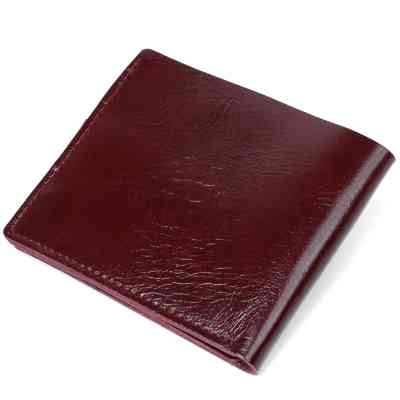 Портмоне Shvigel Кожаное Вишневое (16463) Винница