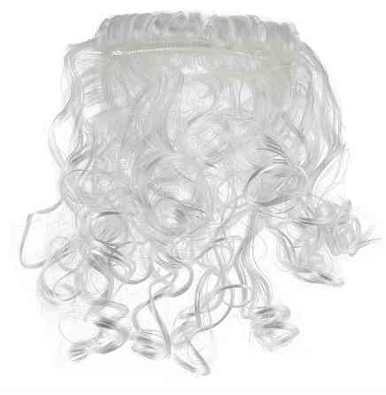 Борода Деда Мороза длинная 31 на 23 см белый Киев