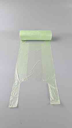 Майка фасовочная в рулоне 200шт  №22х45 (10мк)зеленая  (1 рул) Харьков