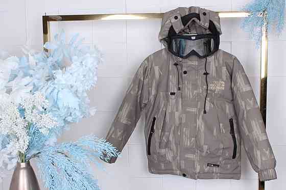 Зимняя куртка на мальчика с очками 134,140 на холофайбере Николаев