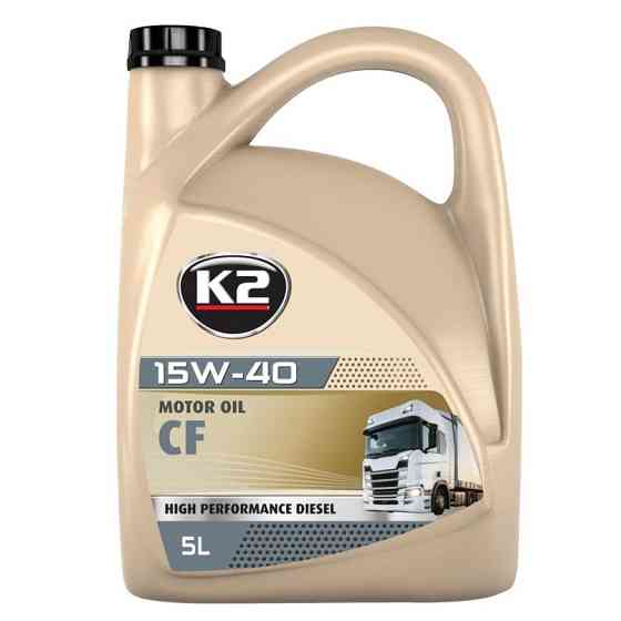 Моторне масло K2 Motor Oil CF 15W-40 5л Львів