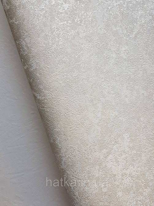 Шпалери вінілові на флізеліні A.S.Creation Sylvana 1.06x10 під венеціанську штукатурку перламутр світло-сірі 79126-4 Київ - фото 2