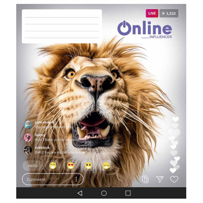 Тетрадь Школярик Online 48 листов линия (048-3420L) Винница - изображение 1