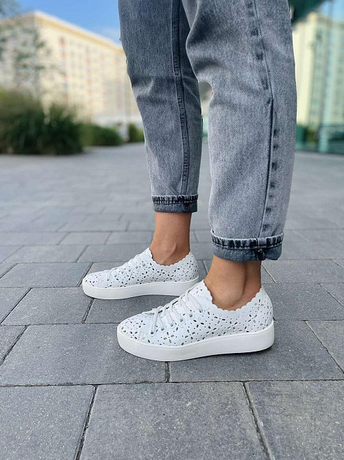 Olli Кеди жіночі OLLI T-65-21600 білі (весна-літо, шкіра натуральна) (3380) лише 36р. Коломыя - изображение 5