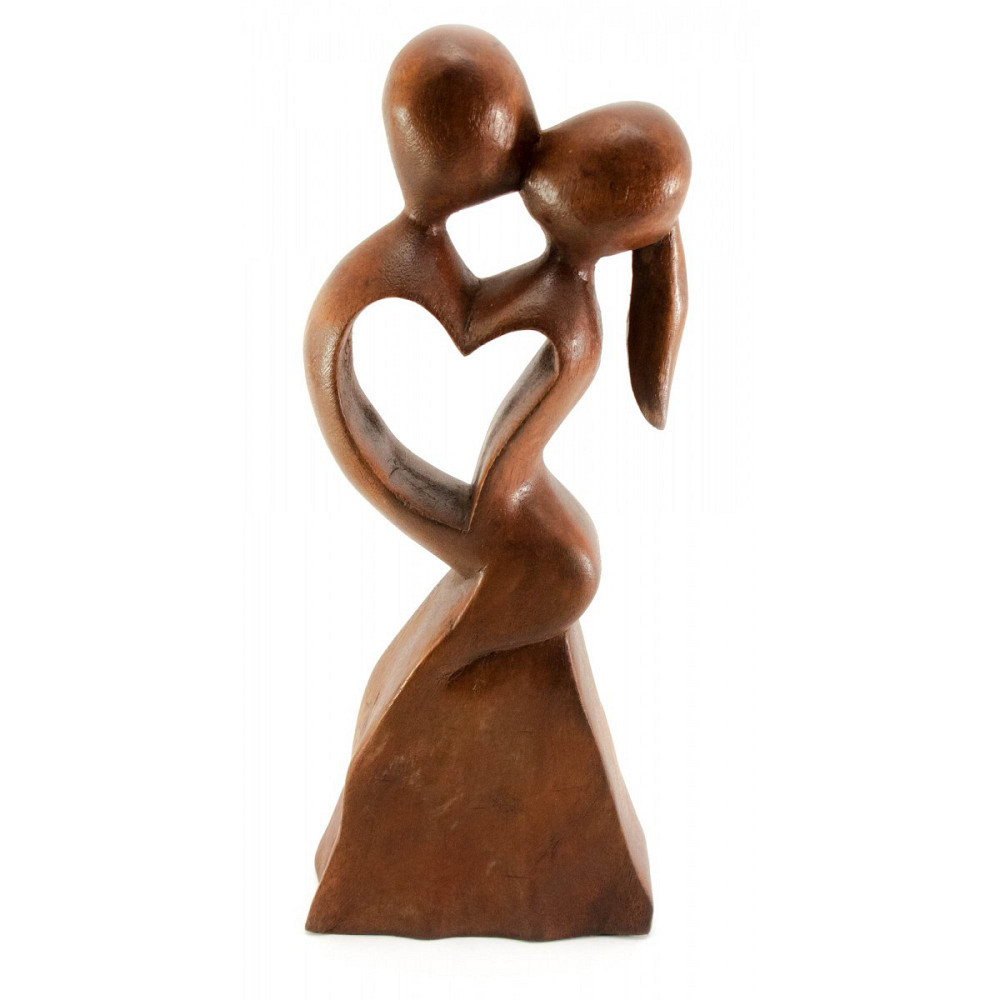 Статуэтка из дерева Влюбленные Киев - изображение 1