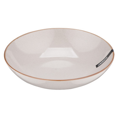 Тарелка Ardesto Apulia, 820мл, 20.8см, кераміка, сірий (AR2921AG) Винница - изображение 4