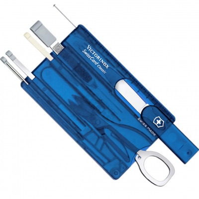 Ніж Victorinox SwissCard Transparent Blue (0.7122.T2) Вінниця - фото 2