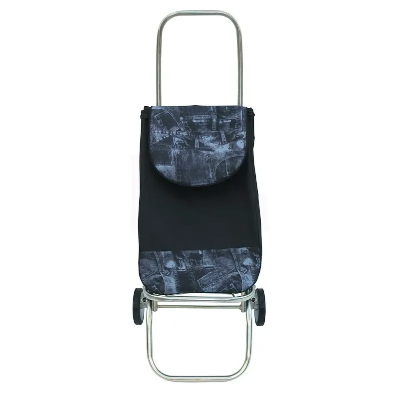 Хозяйственная тележка на колесах с сумкой 