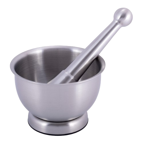 Ступка для спецій з маточкою нержавіюча сталь KAMILLE 8840 Житомир - изображение 2