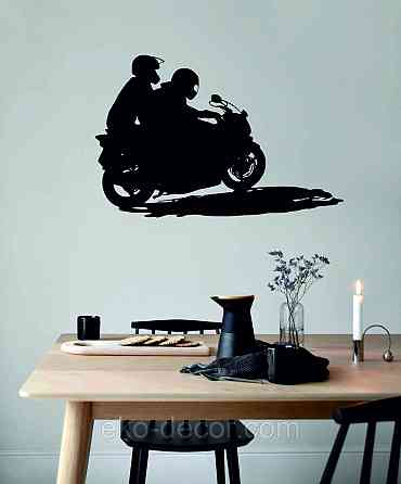 Декоративное настенное Панно «Мотоцыкл с коляской» Декор на стену Киев