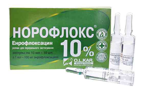 Норофлокс 10% оральний 10 мл №10 Вінниця