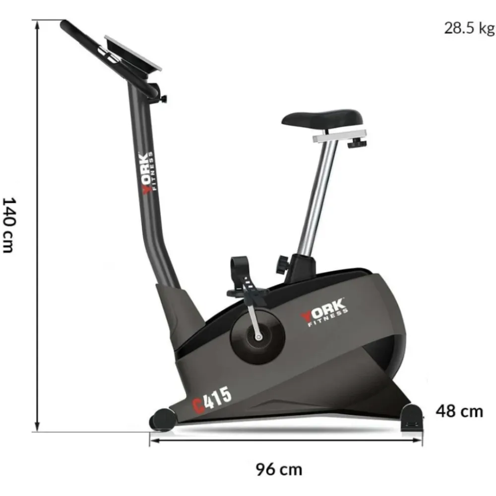 Велотренажер электромагнитный York Fitness C415 серый Киев - изображение 9