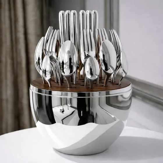 Столовые приборы из нержавеющей стали EGG 24 шт Silver Коломия