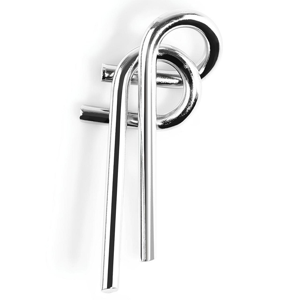 Металлические головоломки Монтессори RESTEQ — набор из 9 штук в коробке для развития логики, моторики и концентрации внимания у Киев - изображение 9